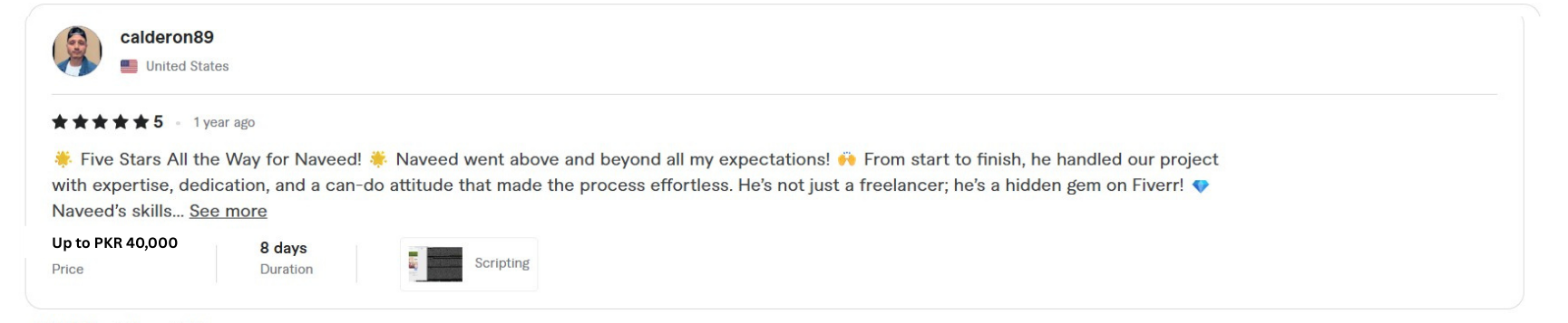 Fiverr Review 5